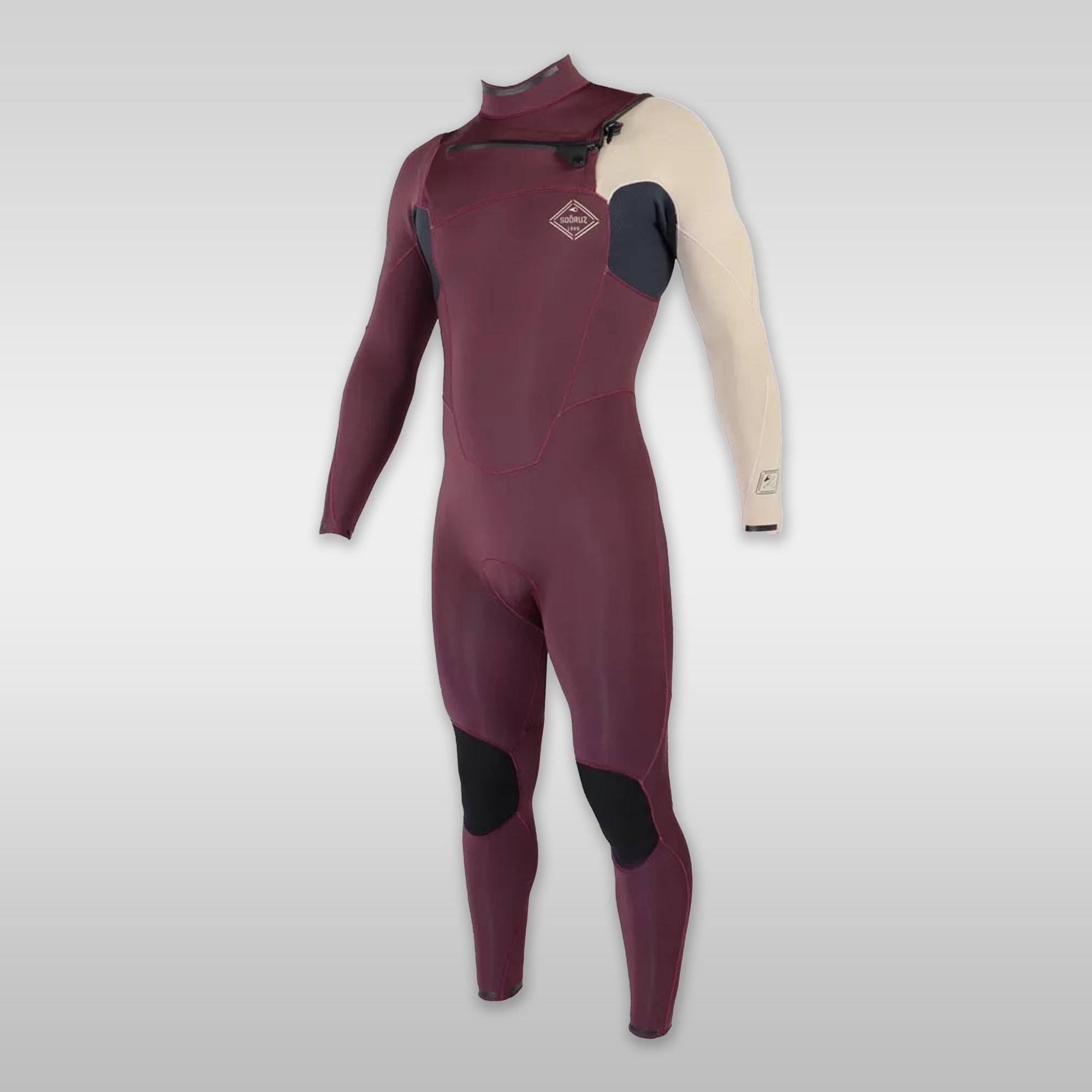 Soöruz FIGHTER Front-Zip Wine 3/2 3/2 mm Soöruz